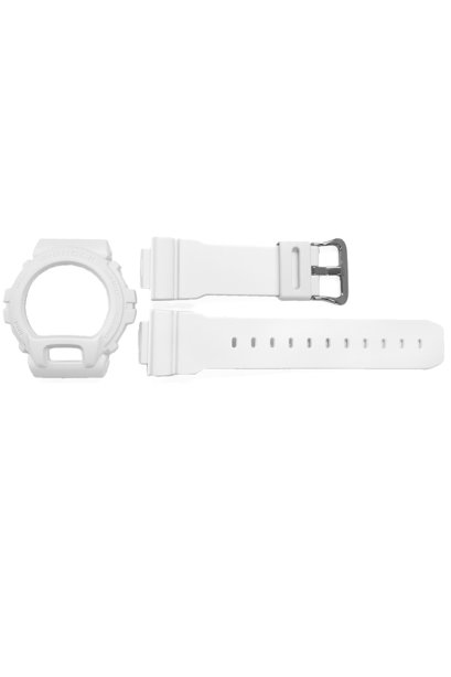 Casio G-Shock กรอบและสาย รุ่น DW-6900WW-7 (สีขาว)